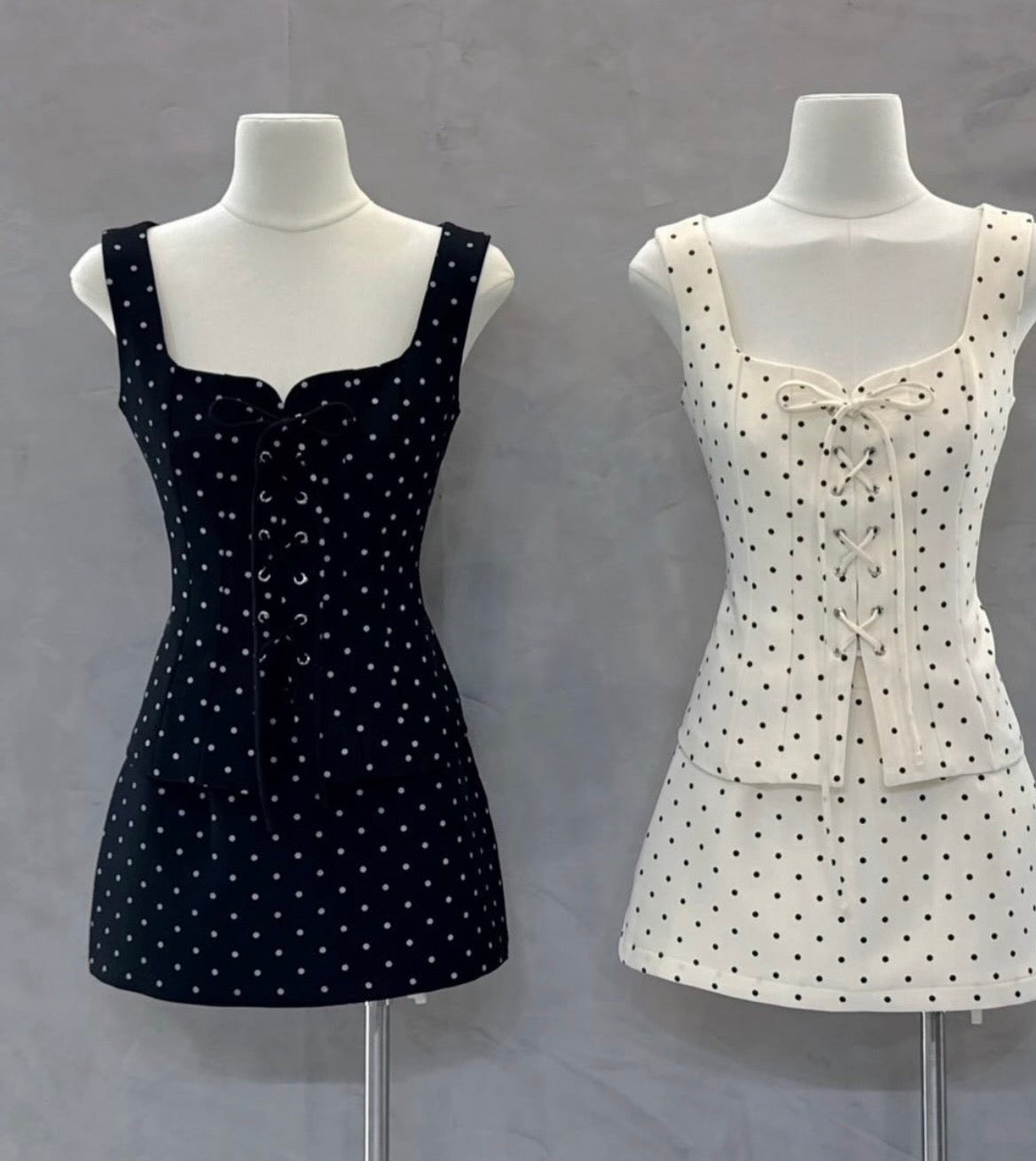 Polka Dot Corset Co-Ord Set