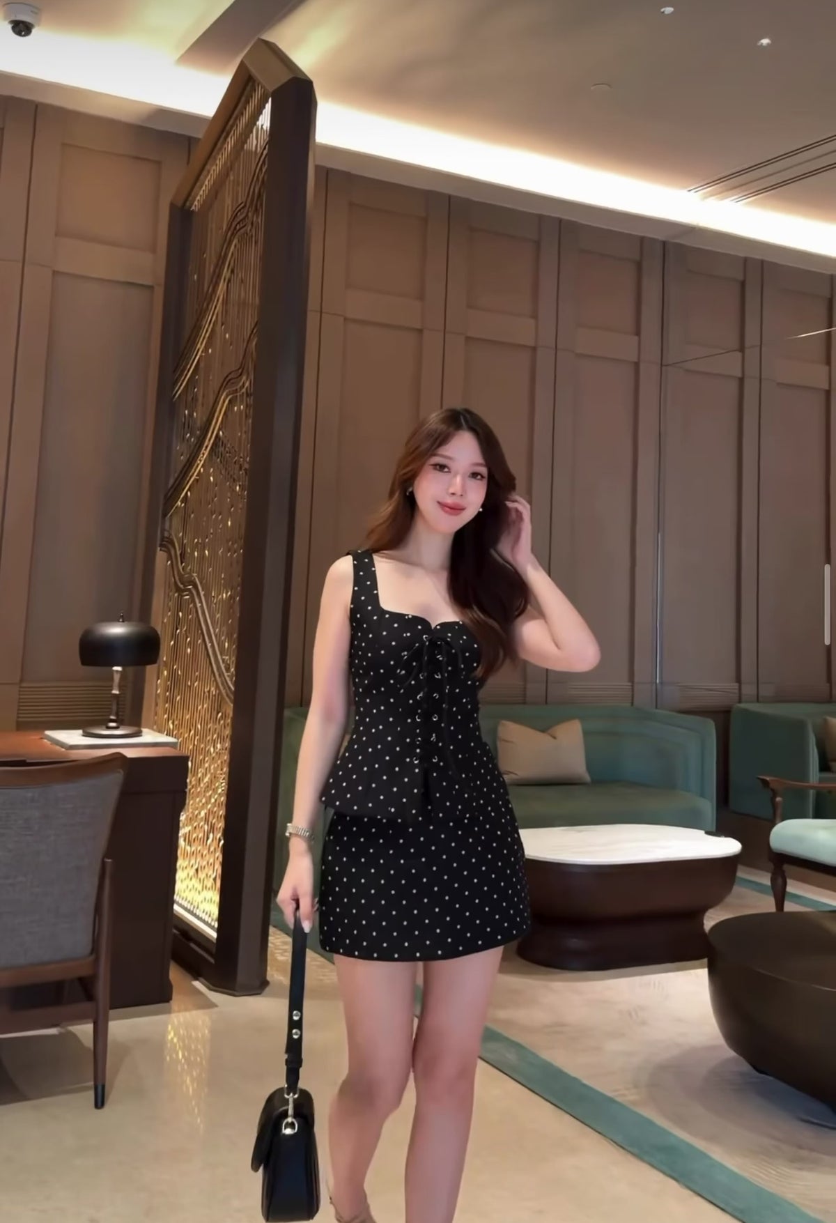 Polka Dot Corset Co-Ord Set